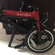 Sepeda Lipat Red Dahon 19 K3 Merah Ban 14 Inch Full Bike Bekas