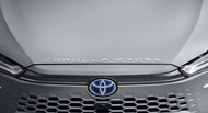 393. (ของแท้) PC187-0A001 โลโก้ Corolla Cross (โครเมียม) Hood Emblem (Chrome) โตโยต้า โคโรล่า ครอส T