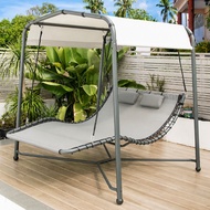 Outdoor swing garden hanging chair hammock courtyard swing lounge bed leisure chair double swing cha