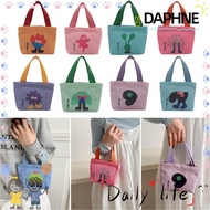 DAPHNE Canvas Bag, Korean Style Small Bags Women's Handbag, Hand Snack Bag Mini Lunch Bag