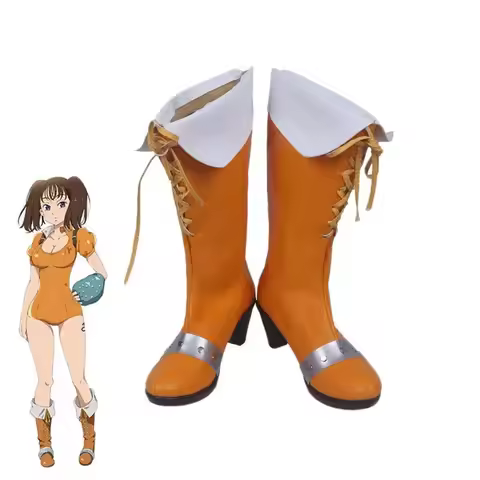 Anime The Seven Deadly Sins Serpent's Sin Of Envy Diane Cosplay Boots Shoes Lady Daily Fashion Orang