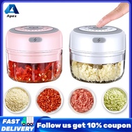 【Apex】mini electric food chopper speedy garlic vegetable fruit onion cutting manual crusher shredder dicer slicer and cutter meat mincer processor for grinder masher vegetables fruits all purpose heavy duty potato press gilingan ng bawang blender shake