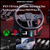Smartech PXN V9 Gen2 Gaming Steering Wheel Set 270°/900° Rotation Pedals & Shifter PC / PS4 / Xbox S