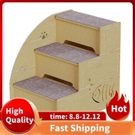 Pet Ladder, Elderly Cat and Dog Bed Ladder, Sofa Ladder, Dog Steps Wooden Teddy Cat Stairs