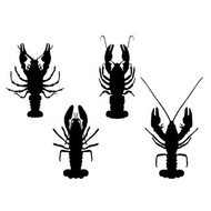數碼 龍蝦 svg，小龍蝦 svg，小龍蝦 svg，龍蝦模板，小龍蝦模板