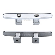 Stainless Split Cleat Steel Marine Mooring Post Inch Yacht Hardware Accessories Cable With Eye Hoo