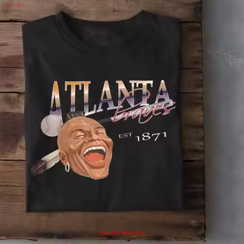 Atlanta teammm T Shirt Cotton Good Price vintage Washed fashion Top For Everyday Wear Versatile Casu