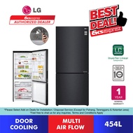 LG Bottom Freezer Inverter Fridge (454L) GC-B529NQCZ with DoorCooling+ Refrigerator