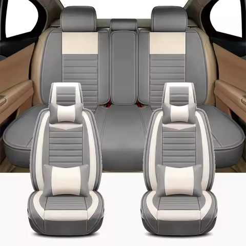 FLAX Universal Car Seat Covers For Audi Q7 4L Q3 Q5 Q2L A6 C6 C5 4F A4 B8 B7 A3 8V 8P 100 Full Set A