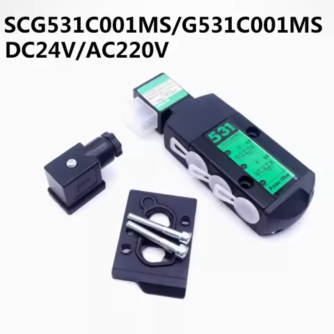 Electromagnetic valve SCG531C001MS DC24V AC220V pneumatic control directional valve G531C001MS 1/4 t