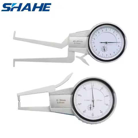 SHAHE 0.01mm Caliper Gauges for Inside Oustide Measurement Internal Caliper Dial Gage 10-30mm 20-40m