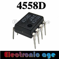 COD-100pcs JRC4558D DIP-8 JRC4558 NJM4558D 4558 4558D JRC4558 NJM4558 DIP8 Dual Op Amp Ampl