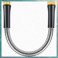 [uhktyltui.vn] 1FT X5/8" Short Garden Hose with Male to Female Connector Water Hose Metal Washing Ma