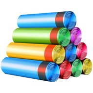 洋臣塑料垃圾桶抽绳垃圾袋手提式抽绳垃圾袋加厚收口大号抽绳垃圾袋 150个