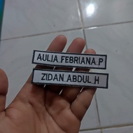 Custom Embroidered Name Bet Uniform | Size 1.8x8.5 cm | Model 5 Retail