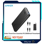 【New 20W】Anker PowerCore Essential PD 20000mah Powerbank PD20W USB-C Power Delivery Power Bank Fast Charging Power Bank