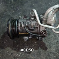 Toyota Estima ACR50 2.4cc 2AZ Aircond Compressor Toyota Estima ACR50 2.4cc 2AZ (Used Halfcut)