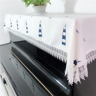 KY&amp; Piano Cover New Fabric Korean Style Lace Embroidery Piano Half Cover Piano Towel Curtains Piano Cover Generation 20Y