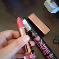 simplicity lipstick candy pink + essence  extreme