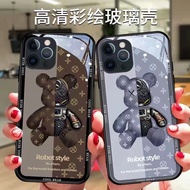 HEGO Bear V1 iPhone 14 Case 12 13 14 pro max glass case