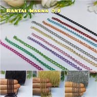 Color Chain 0.9 (1 Meters) Chain 0.9 Chain 0.9 Chain Brooch Chain Bracelet