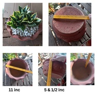 CLAY POT HANDMADE CLAY POT 1PC