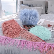 1M 8-10cm Hypoallergenic Ostrich Feathers Trim | Skin-Safe for Sensitive Skin, Nursery Mobile & Wedd