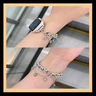 Diamonds crystal Steel Watchband Accessories Strap For i Watch 8 7 6 Band 40mm 41mm 42mm Band Outdoo