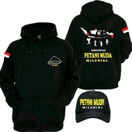 HOODIE JACKET FOR YOUNG MILLENNIAL FARMERS COMMUNITY, GETTING A FREE HAT / SWEATER HOODIE COMMUNITY 