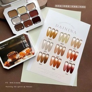 Set gel dặm ombre 9 màu (Set) lồng đào sơn móng làm nail