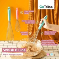 8-line Egg Whisk | Whisk 8 Line 12", 14", 16"