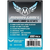 Card Sleeves 45x68 mm - Mini Euro - Board Game - Mayday