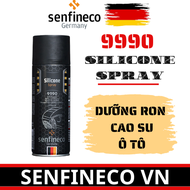 Xịt Phục Hồi Gioăng Cao Su Cửa Ô Tô Senfineco 9990 -SILICONE SPRAY-Bảo Vệ Ron Cao Su Hiệu Quả 450ml