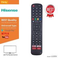HISENSE [ Ihandy Best Quality ] Replacement To Hisense LED Smart  TV Remote Control [L1335V]