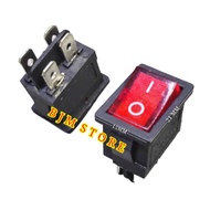 4 PIN SMALL LIGHT SWITCH Switch Socket Wall Switch Light On Off Switch