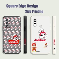 Jollibee Logo Mascot Jolly Bee BAG70 For Vivo Y15A Y15S Y11S Y1S Y11 Phone Case Square Edge