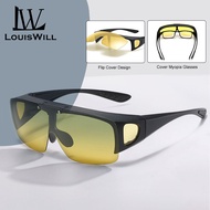 LouisWill Men Women Sunglasses Polarized Lenses Sunglasses Night Vision Driving Sunglasses Sport Sun