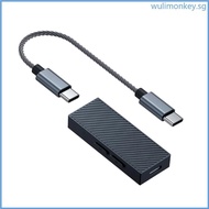 WU Portable USB Headphone Amp HiFi DAC Headphone Amplifier Simple Operation Durable