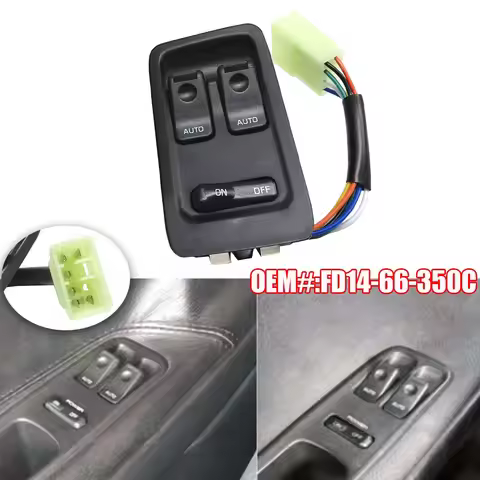 FD1466350C Car Power Window Switch High Performance Window Master Switch Durable FD14-66-350C for Ma