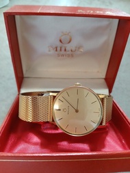 🌿🌿🎈Swiss Vintage MILUS Gold Filled Watch