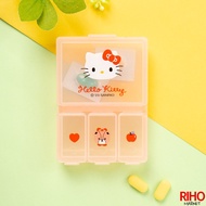 Korea Daiso Daiso Sanrio Compartment Portable Storage Box Sub-Packing Small Object Storage Portable 