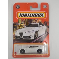 PUTIH 2016 ALFA ROMEO GIULIA White | Diecast Matchbox Lot Y 2021 Latest MBX Match Box Children's Toy