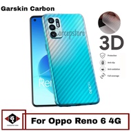 SKIN CARBON FOR OPPO RENO 6 ANTI GORES BELAKANG OPPO RENO 6 5G RENO 6 PRO