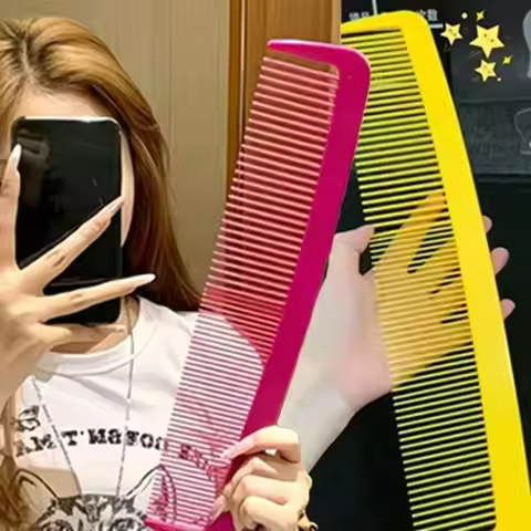Gifts Plastic Giant Comb Giant Hair Detangling Massage Straight Hair Comb Massage Combs Stress-relie