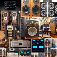 高價回收 二手音響設備  HiFi 音響、喇叭、唱片幾、歐美喇叭 前級 后級 膽機  CD機 解碼機 低音炮 音箱 擴音機 黑膠唱盤 微型組合音響 舊音響 卡拉OK  藍牙喇叭 宝华韦健Bowers 