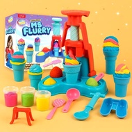 MESIN GOGO TOYS - MS FLURRY ICE CREAM MAGIC SAND MACHINE LET'S MAKE YOUR ICE CREAM CREATION (49-147)