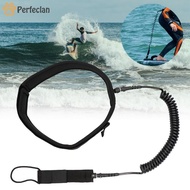 [Perfeclan] Surfboard Leash Adjustable Elastic Cord Surf Leash for Skimboard Outdoor 12FT