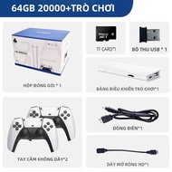 M15 Mini TV Máy Chơi Game Cầm Tay 64G Tay Cầm Chơi Game Không Dây 20000 + Retro Trò Chơi HD Đầu Ra K