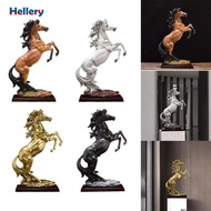 Hellery Standing Horse Statue 18.7''H Handicraft Ornament Large Resin Horse Statue Animal Statue Des