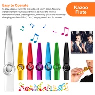 Metal Kazoo Professional Performance Grade Trumpet Kazoo Small Musical Instrument Cylinder Flute